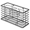 mDesign Steel Wall Mount Hair Dryer Storage Organizer Basket Holder